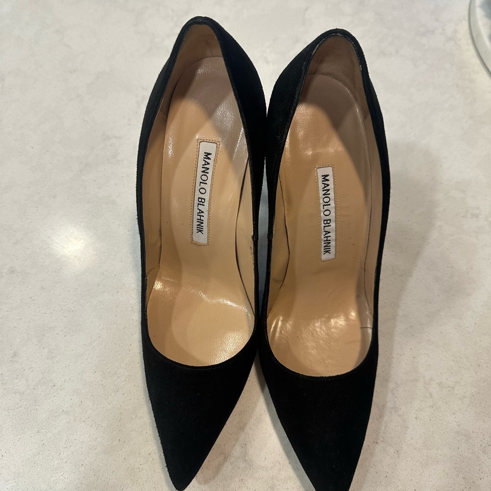 Manolo Blahnik Black Heels